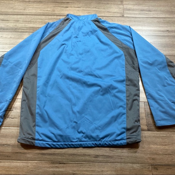 Antigua 1/2 zip pull over jacket coat blue black - Picture 13 of 14